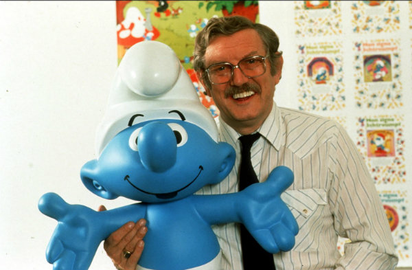 24/12/1992. Stripauteur en vader van de Smurfen Pierre 'Peyo' Culliford (64) overlijdt.